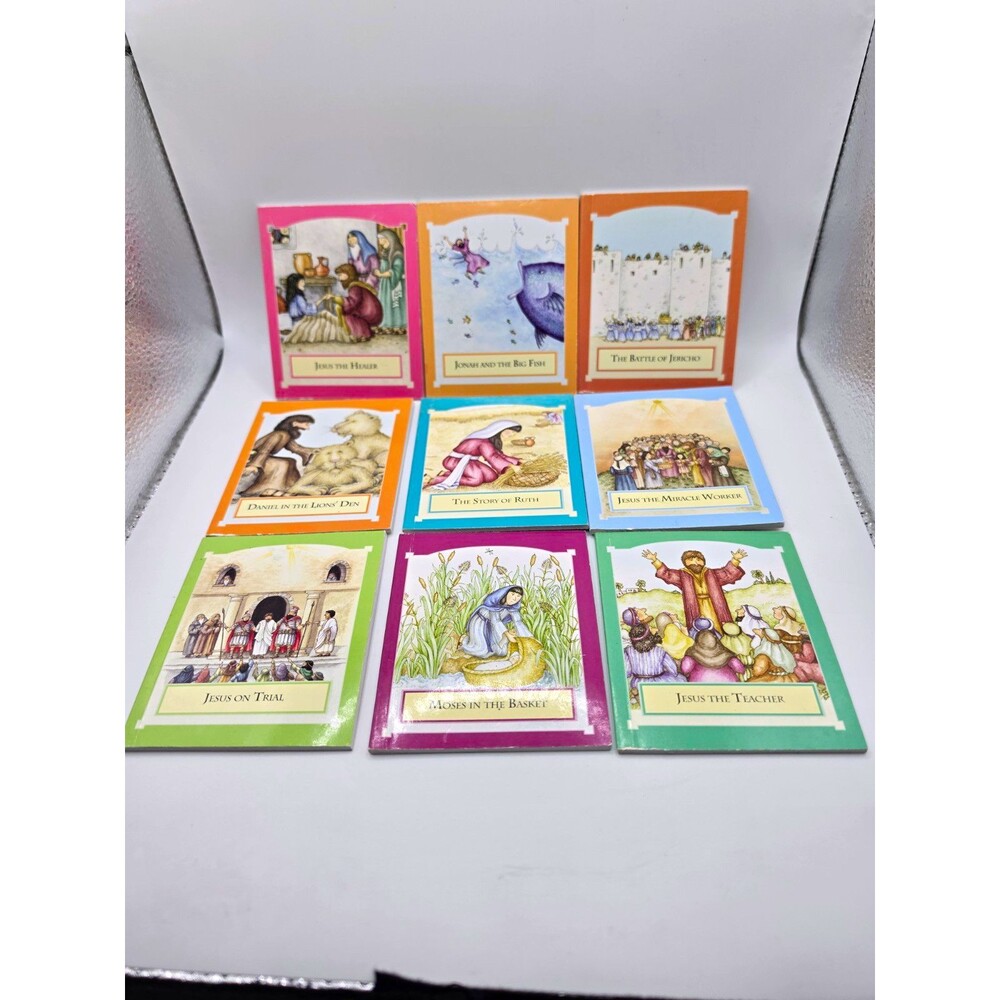 Flying Frog My Bible Story Library Lot 9 Kids Bible Books Jesus Jonah Ruth Moses